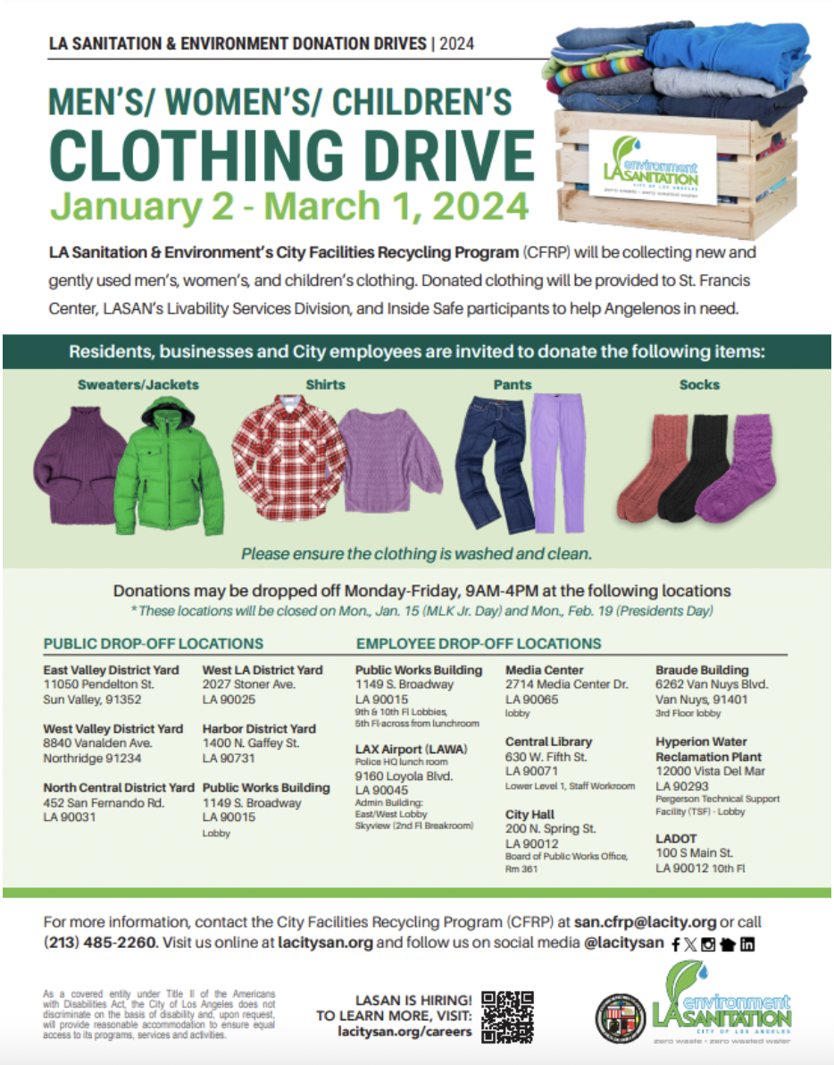 Clothing Drive